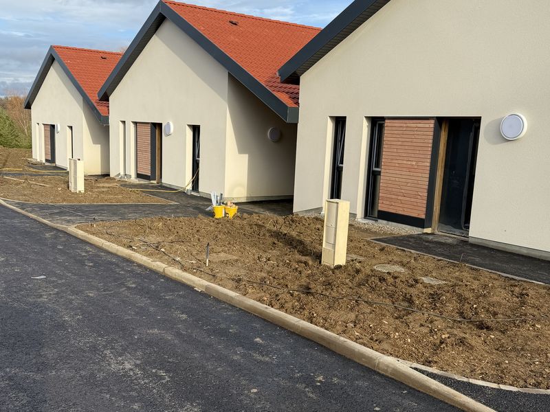 Bardage de logements à Flévy